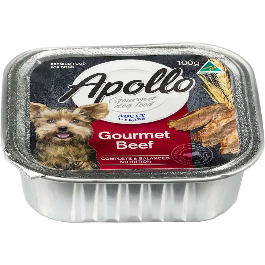 Apollo Dog Food Gourmet Beef 100g – - Main Image