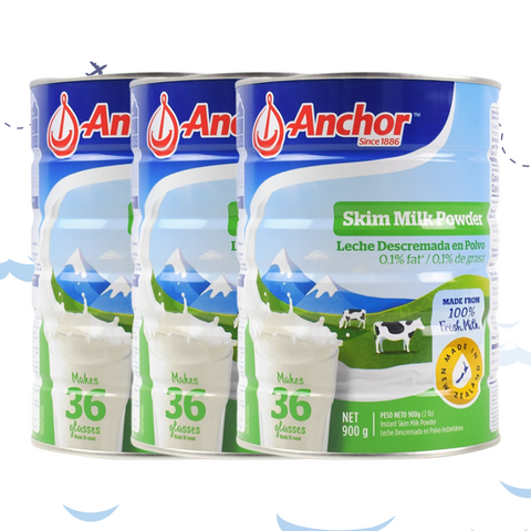 【保税仓包邮寄中国】安佳脱脂奶粉900g罐装（有效期至2025年9月）