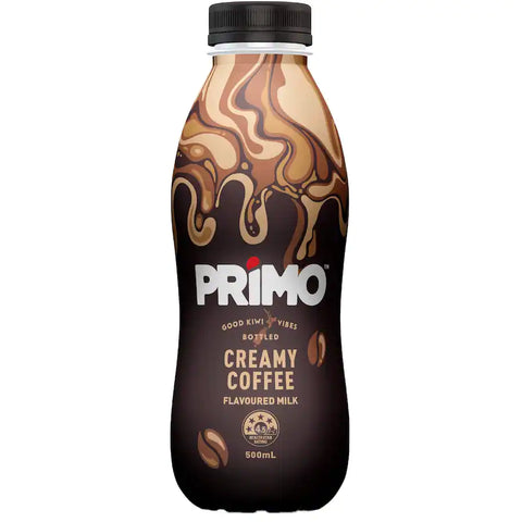Primo Flavoured Milk Creamy Coffee 500ml X 12 Bottle TMK