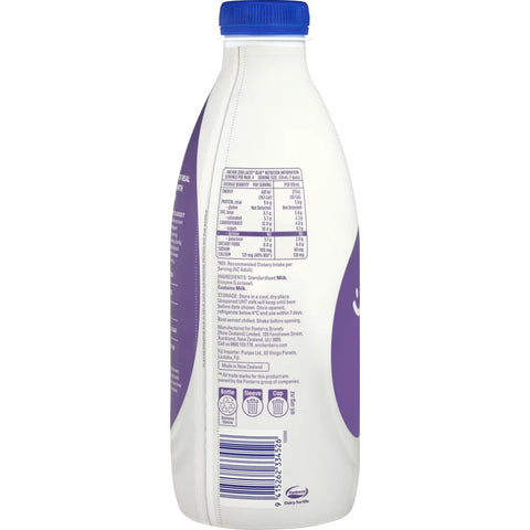 Anchor Zero Lacto Blue Milk 1L
