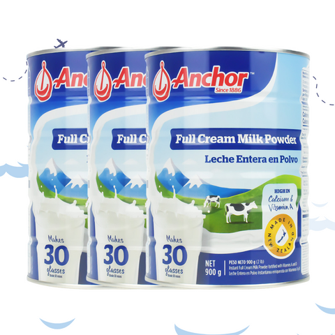 【保税仓包邮寄中国】安佳全脂奶粉900g罐装 (有效期至2025年9月）