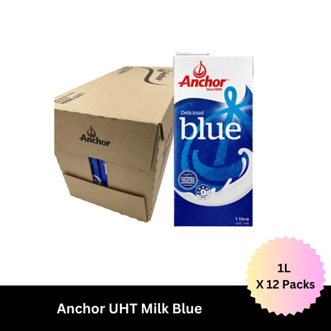 Anchor Blue Milk UHT 1L X 12 Pack