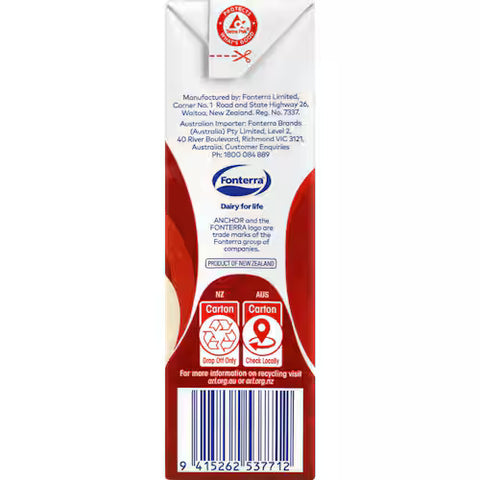 Anchor Long Life Cream UHT 200ML