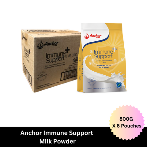 Anchor Immune Support Milk Powder 800g X 6 Pack