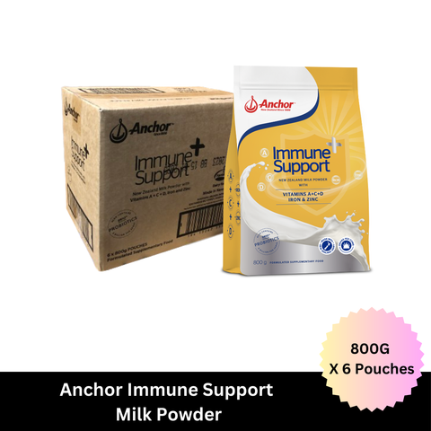 Anchor Immune Support Milk Powder 800g X 6 Pack