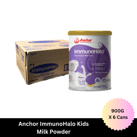 Anchor ImmunoHalo Kids Nutritional Milk Powder 900g x 6 Can