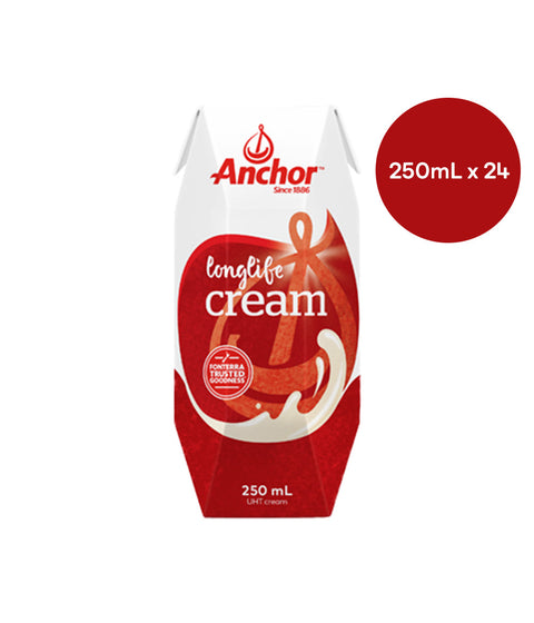 Anchor Long Life Cream UHT 250ML X 24 Pack