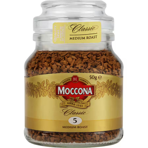 Moccona Instant Coffee Classic Medium Roast 50g