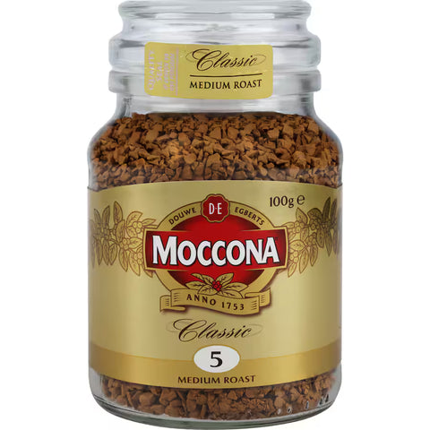 Moccona Instant Coffee Classic Medium Roast 100g