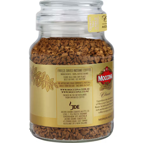 Moccona Instant Coffee Classic Medium Roast 100g