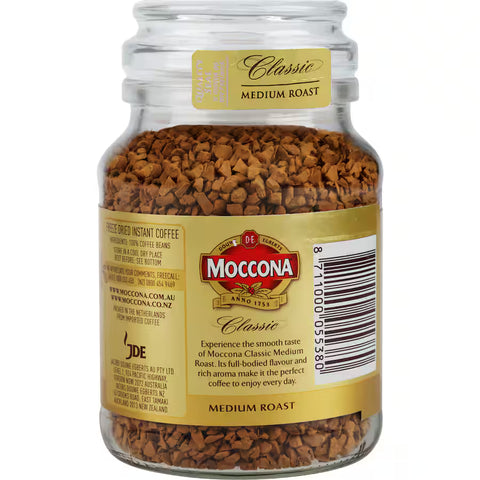 Moccona Instant Coffee Classic Medium Roast 100g