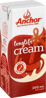 Anchor Long Life Cream UHT 200ML