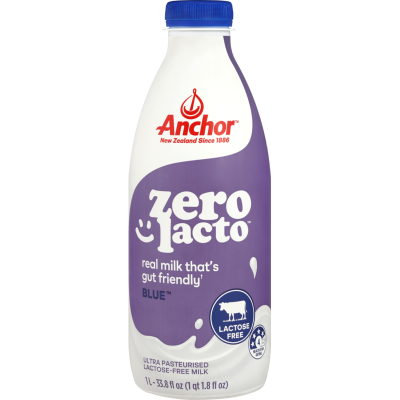 Anchor Zero Lacto Blue Milk 1L