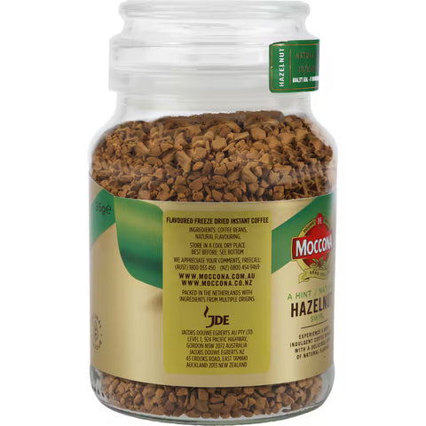 Moccona Instant Coffee Hazelnut 95g