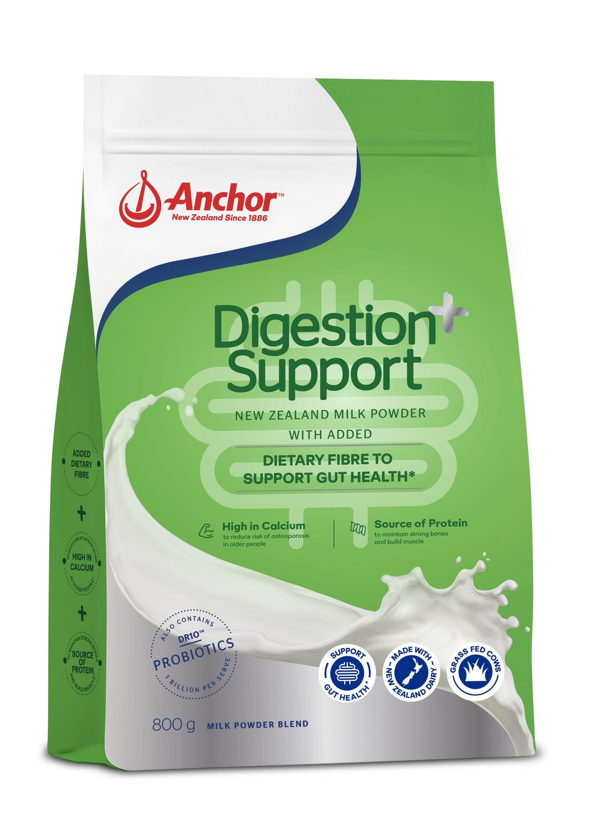 Anchor Digestion Support Milk Powder 800g – buynow.co.nz