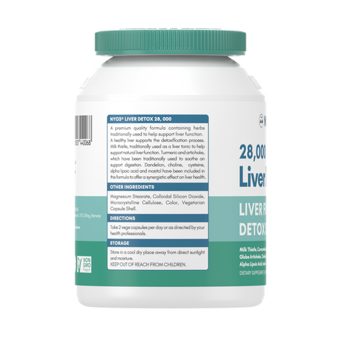 NYO3 Liver Detox 700mg 60 Vege Capsules