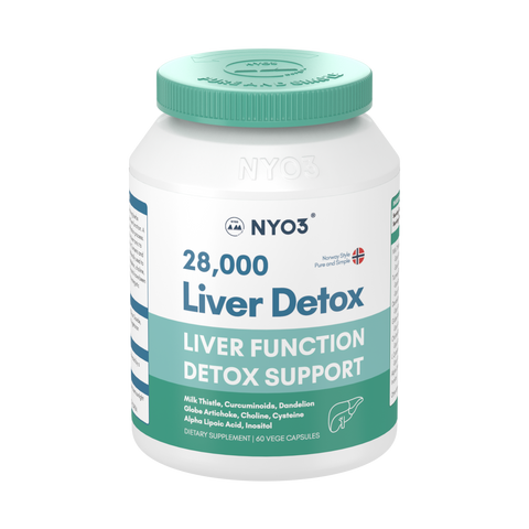 NYO3 Liver Detox 700mg 60 Vege Capsules