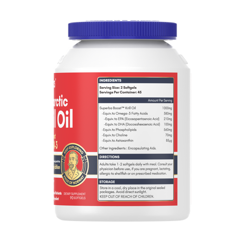 NYO3 Ultra Boost Antarctic Krill Oil 500mg 90 Softgels