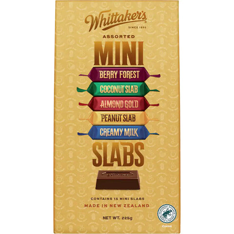 Whittakers Chocolate Sharepack Mini Slab Assorted Collection 225g