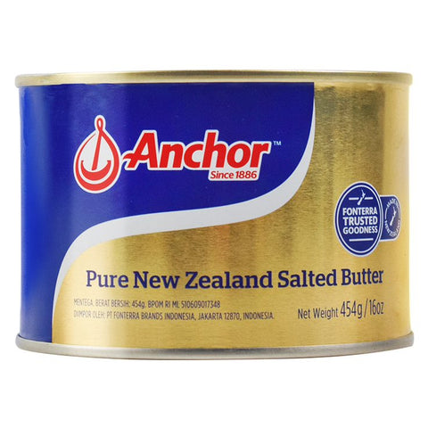 Anchor Pure New Zealand Salted Butter 454G X 24 Can (Ambient) TMK