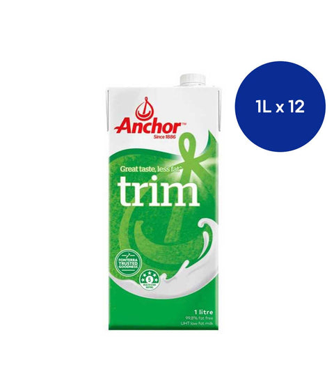 Anchor Trim Milk UHT 1L X 12 Pack