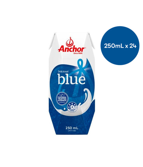 Anchor Blue Milk UHT 250ML X 24 Pack