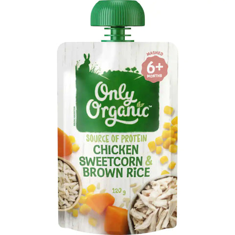 Only Organic Baby Food Chicken Sweetcorn