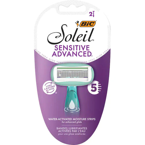Bic Soleil Sensitive Shavers Advanced 2pack