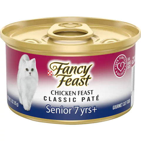 Fancy Feast Cat Food Chicken Pate Senior 7yrs+ 85g