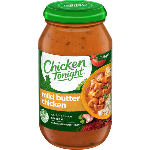 Indian Chicken Tonight Meal Base Butter Chicken Sauce 495g