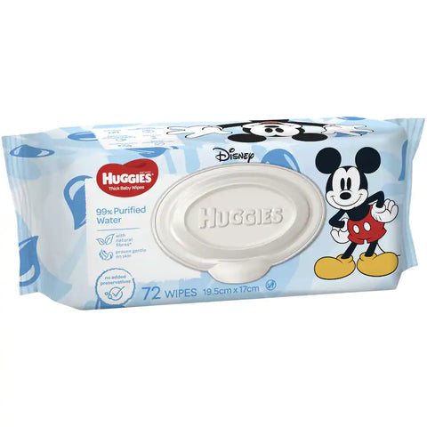 Huggies Baby Wipes 99% Purified Water Refill 72 Pack