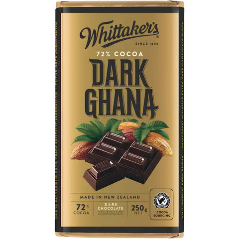 Whittaker's Dark Ghana 250g