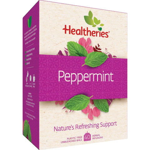 Healtheries Herbal Tea Peppermint Bags 40pack