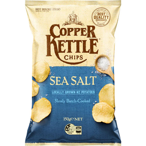 Copper Kettle Potato Chips Sea Salt 150g