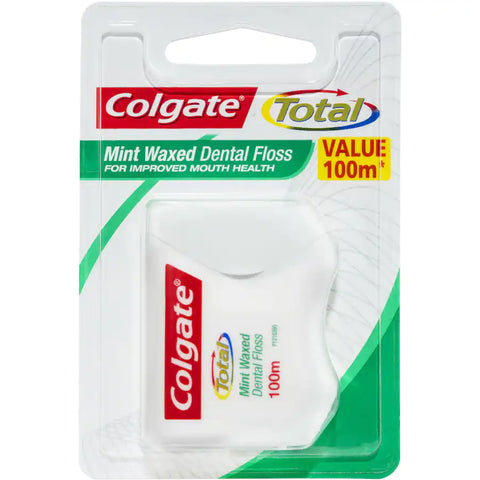 Colgate Total Dental Floss Mint Waxed 100m