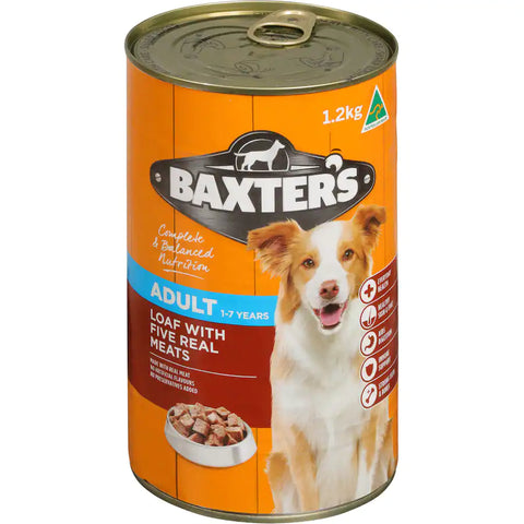 Baxters Dog Food Five Meats Loaf 1.2kg