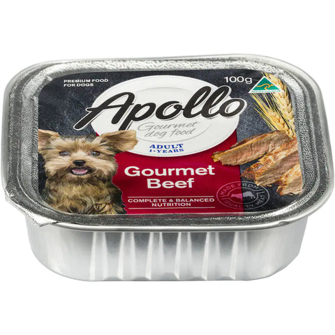Apollo Dog Food Gourmet Beef 100g