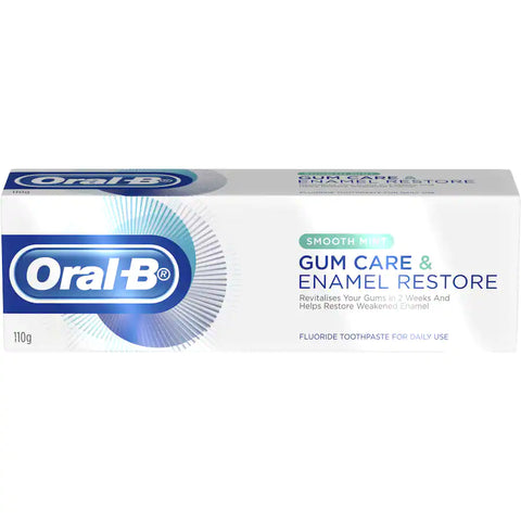 Oral B Toothpaste Gum Care & Enamel Restore 110g