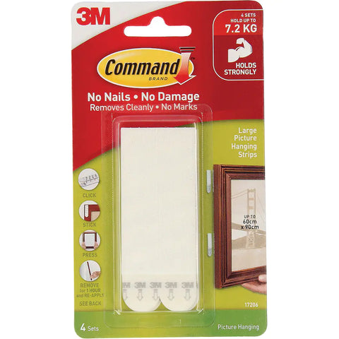 3m Command Hooks & Hangers Picture Hanging Strips – buynow.co.nz