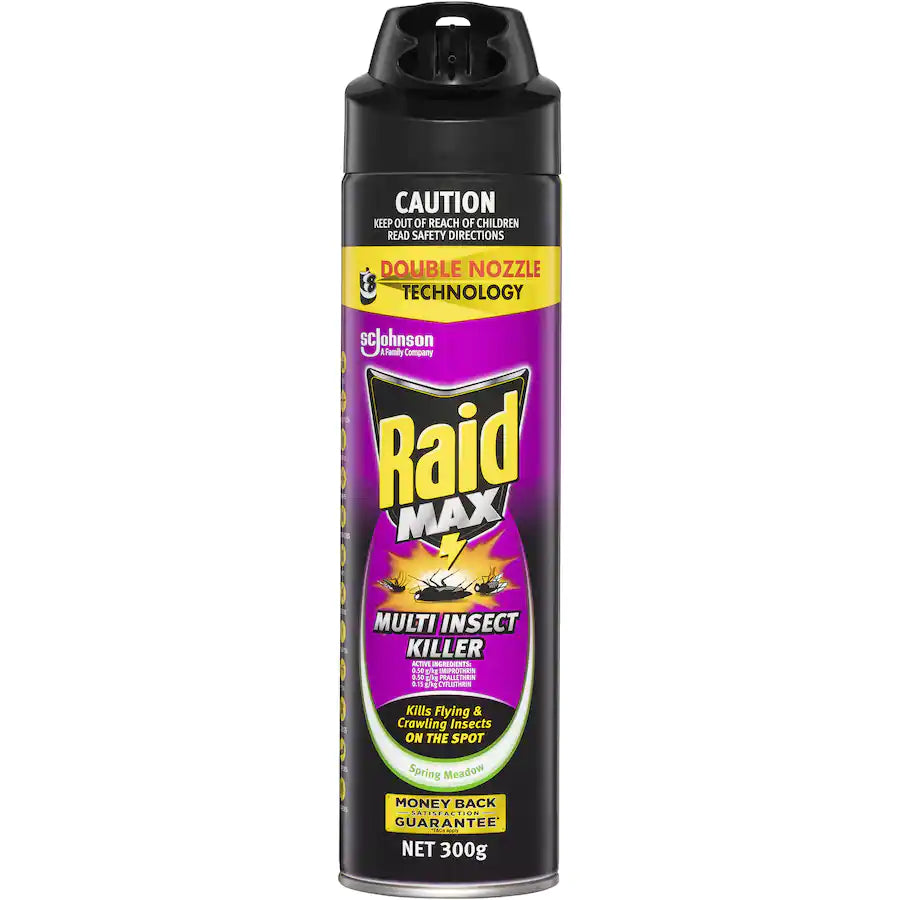 Raid Max Insect Control Spray can 300g – buynow.co.nz