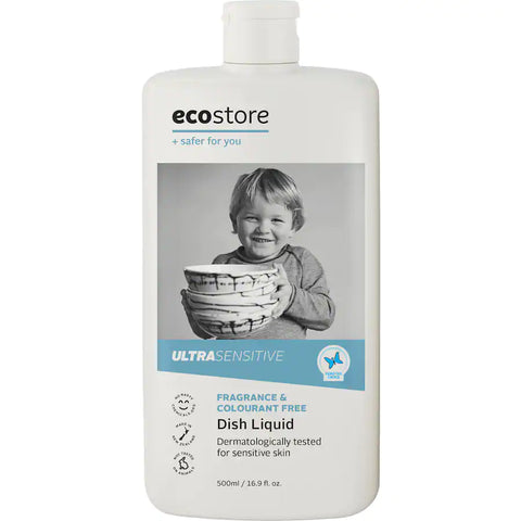 Ecostore Dishwash Liquid Fragrance Free 500ml
