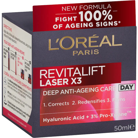 Loreal Revitalift Anti Ageing Cream Laser X3 50mL