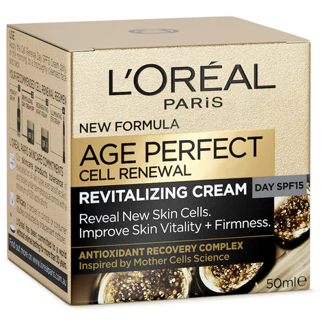 Loreal Age Perfect Cell Renew Day Cream Restoring Spf 15 50mL
