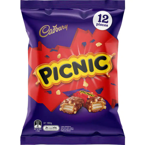 Cadbury Treat Size Chocolates Picnic 180g