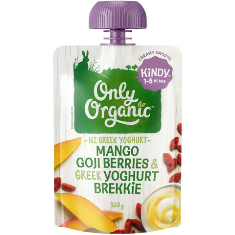 Only Organic Kids Meal Mango, Goji Berries & Yoghurt