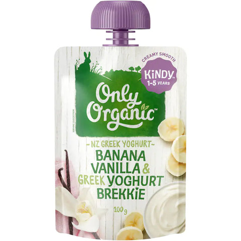 Only Organic Kids Meal Banana Vanilla & Greek Yoghurt